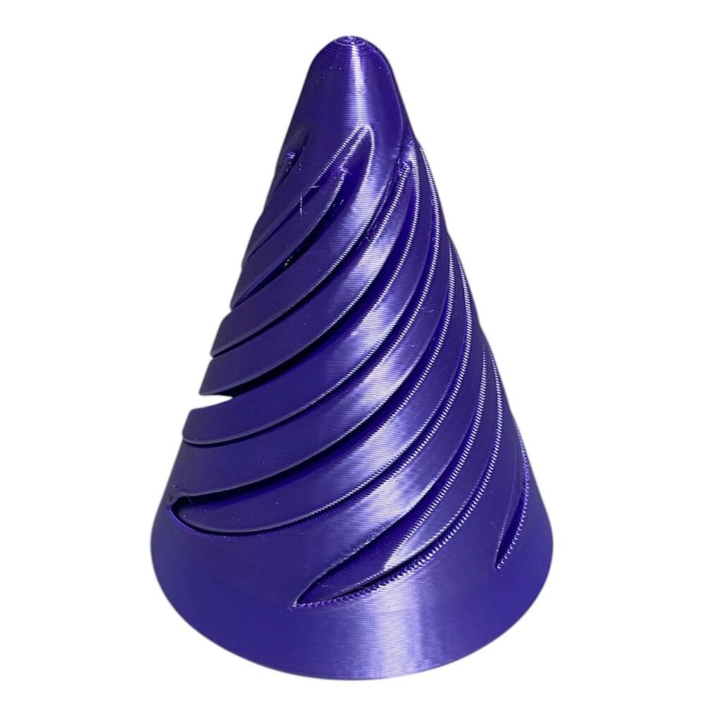 Pass Through Fidget Cone - 3-1/2" x 3" - Purple - #3012-105